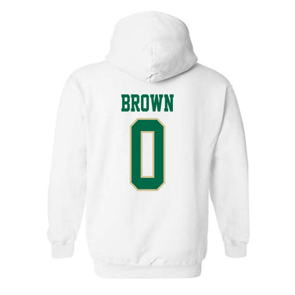 USF - NCAA Men's Basketball : Xavier Brown - Classic Fashion Shersey Hooded Sweatshirt-1