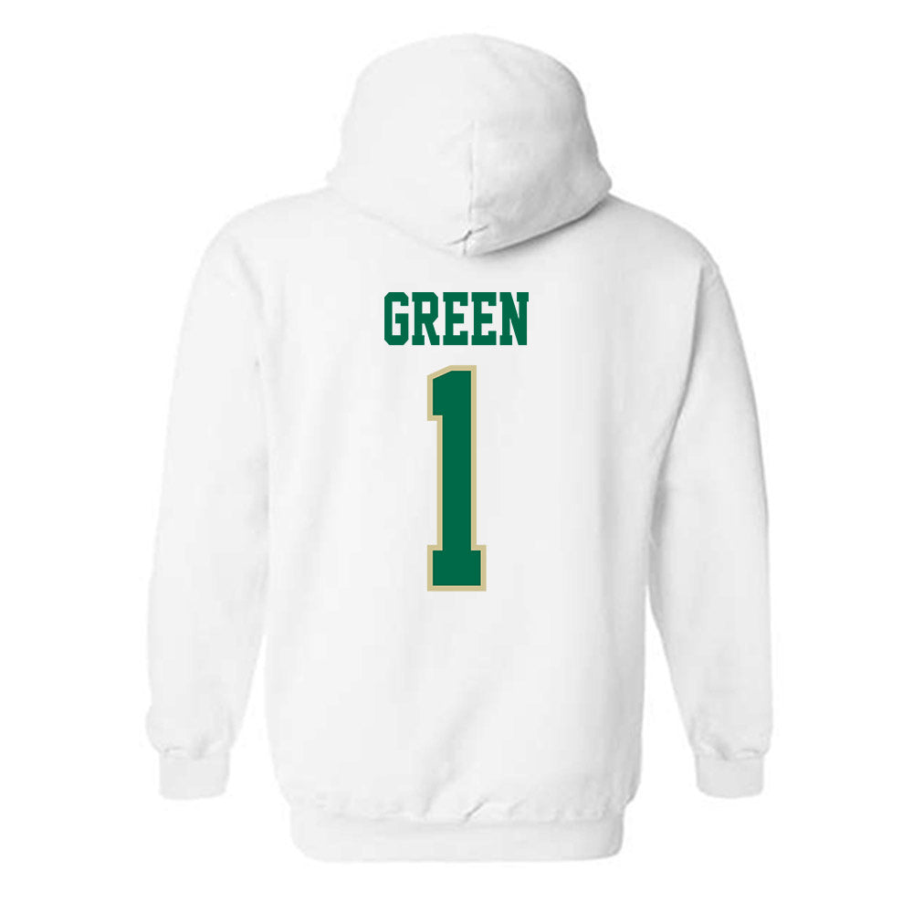 USF - NCAA Men's Basketball : DeAnte Green - Classic Fashion Shersey Hooded Sweatshirt-1