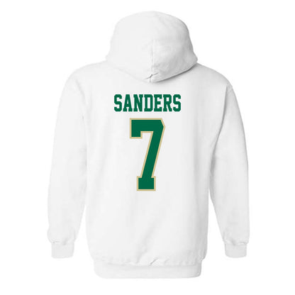 USF - NCAA Men's Basketball : Caleb Sanders - Classic Fashion Shersey Hooded Sweatshirt-1