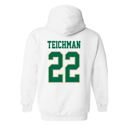 USF - NCAA Women's Basketball : Lee Teichman - Classic Fashion Shersey Hooded Sweatshirt-1