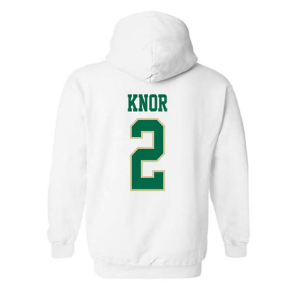 USF - NCAA Women's Lacrosse : Ansley Knor - Classic Fashion Shersey Hooded Sweatshirt-1