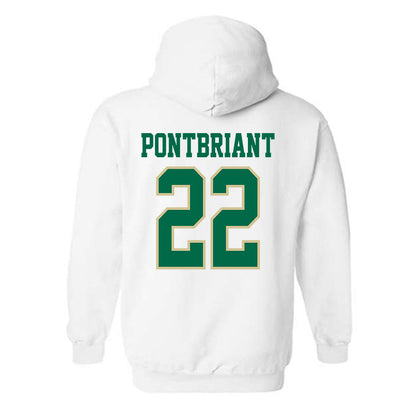 USF - NCAA Baseball : Dominic Pontbriant - Classic Fashion Shersey Hooded Sweatshirt-1