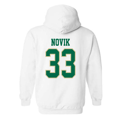 USF - NCAA Women's Basketball : Katsiaryna Novik - Classic Fashion Shersey Hooded Sweatshirt-1