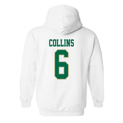 USF - NCAA Men's Basketball : Daimion Collins - Classic Fashion Shersey Hooded Sweatshirt-1