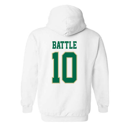 USF - NCAA Women's Basketball : Edyn Battle - Classic Fashion Shersey Hooded Sweatshirt-1
