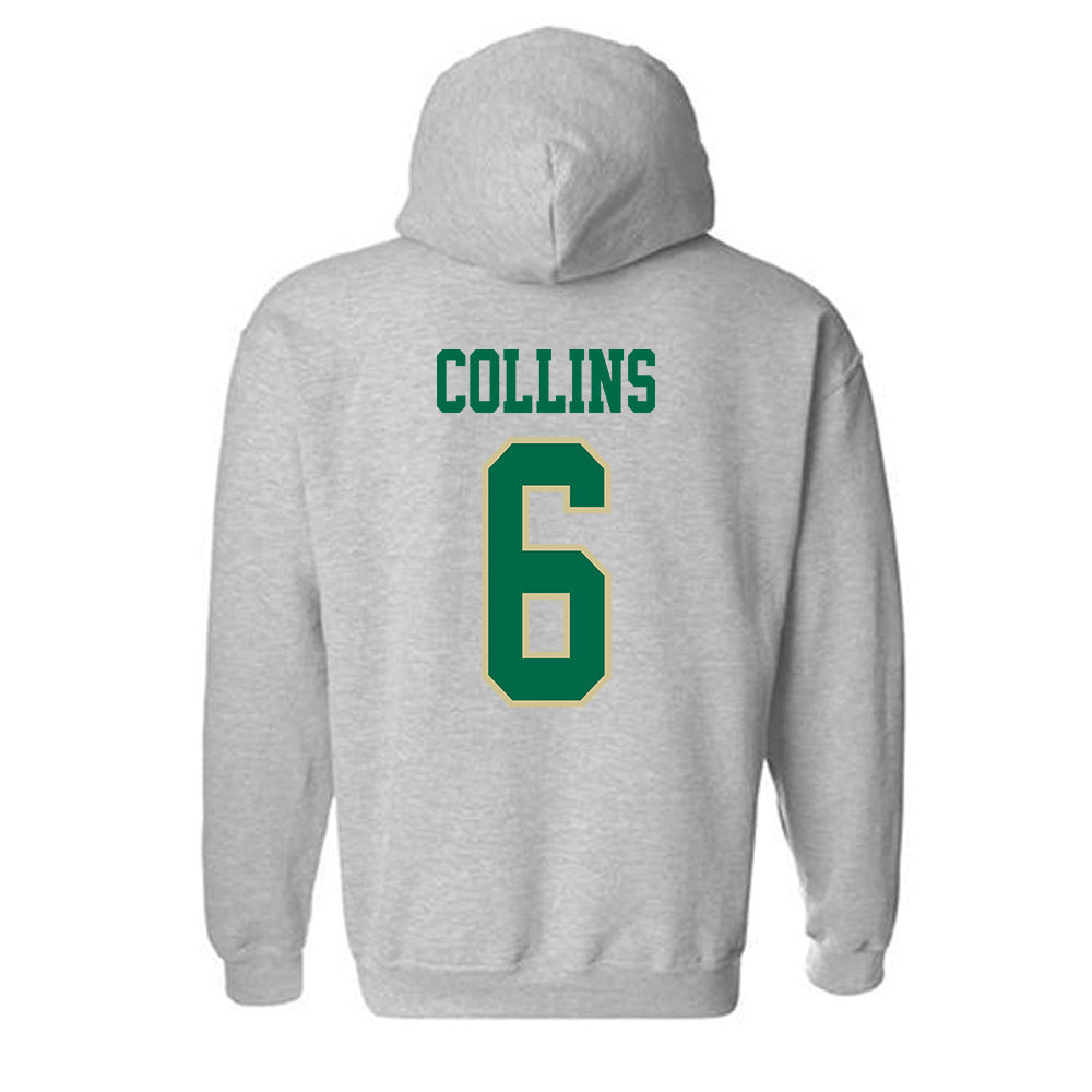USF - NCAA Men's Basketball : Daimion Collins - Classic Fashion Shersey Hooded Sweatshirt-1