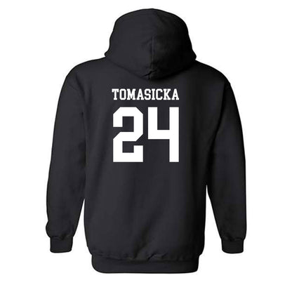 USF - NCAA Women's Basketball : Raina Tomasicka - Classic Fashion Shersey Hooded Sweatshirt-1