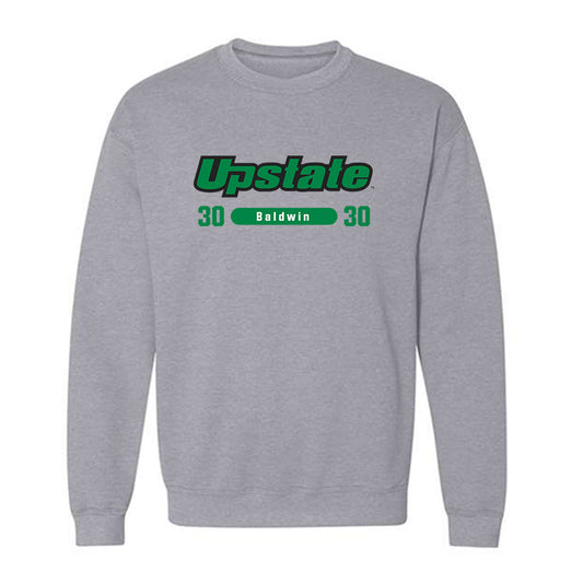 USC Upstate - NCAA Men's Basketball : Joe Baldwin - Classic Fashion Shersey Crewneck Sweatshirt-0
