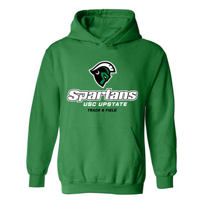 USC Upstate - NCAA Men's Track & Field : Pierce Mosley - Classic Fashion Shersey Hooded Sweatshirt-0