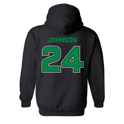 USC Upstate - NCAA Men's Basketball : Chico Johnson - Classic Fashion Shersey Hooded Sweatshirt-1
