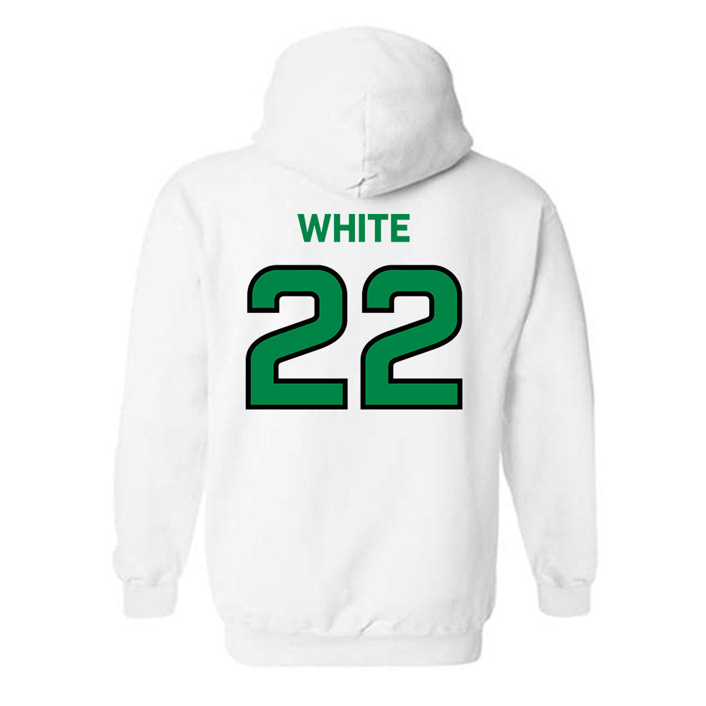 USC Upstate - NCAA Men's Soccer : Fatobi White - Classic Fashion Shersey Hooded Sweatshirt-1