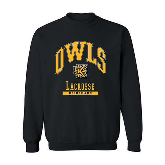 Kennesaw - NCAA Women's Lacrosse : Rosie Heidemann - Classic Fashion Shersey Crewneck Sweatshirt-0
