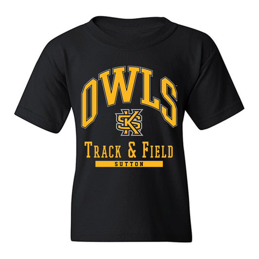 Kennesaw - NCAA Women's Track & Field : Tickia Sutton - Classic Fashion Shersey Youth T-Shirt-0