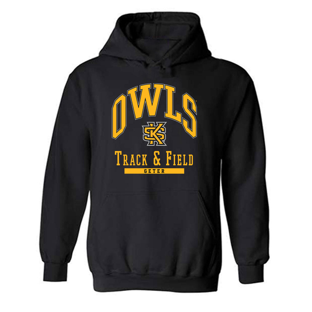 Kennesaw - NCAA Men's Track & Field : Trey Geter - Classic Fashion Shersey Hooded Sweatshirt-0