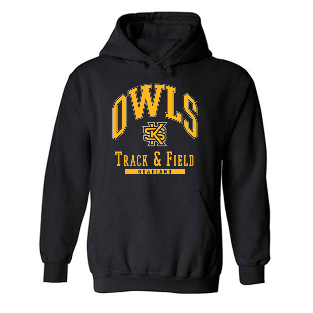 Kennesaw - NCAA Men's Track & Field : Cameron Guadiano - Classic Fashion Shersey Hooded Sweatshirt-0