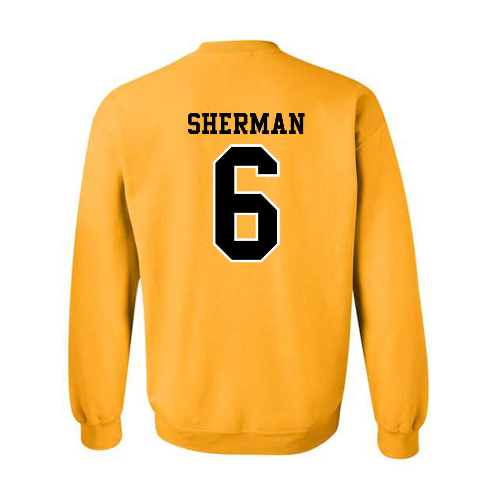  - NCAA Men's Basketball : Frankquon Sherman - Classic Fashion Shersey Crewneck Sweatshirt-1