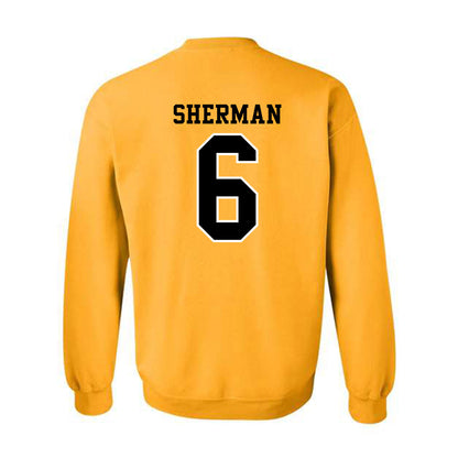  - NCAA Men's Basketball : Frankquon Sherman - Classic Fashion Shersey Crewneck Sweatshirt-1