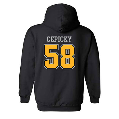 Kennesaw - NCAA Football : Daniel Cepicky - Classic Fashion Shersey Hooded Sweatshirt-1