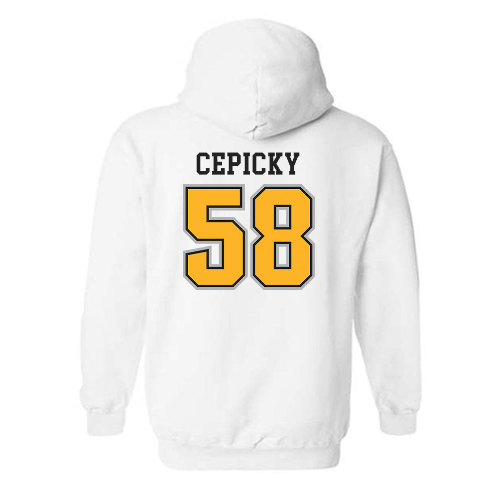 Kennesaw - NCAA Football : Daniel Cepicky - Classic Fashion Shersey Hooded Sweatshirt-1
