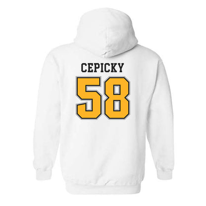 Kennesaw - NCAA Football : Daniel Cepicky - Classic Fashion Shersey Hooded Sweatshirt-1