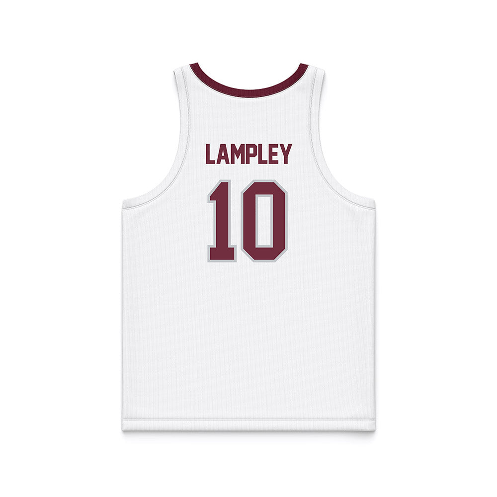 Mississippi State - NCAA Women's Basketball : Jaylah Lampley - White Basketball Jersey-1
