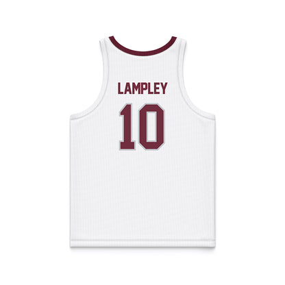 Mississippi State - NCAA Women's Basketball : Jaylah Lampley - White Basketball Jersey-1