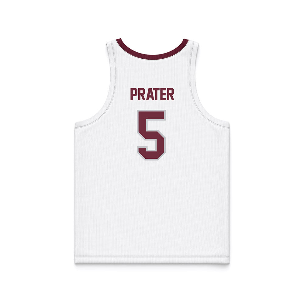 Mississippi State - NCAA Women's Basketball : Chandler Prater - White Basketball Jersey-1