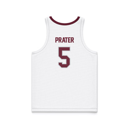 Mississippi State - NCAA Women's Basketball : Chandler Prater - White Basketball Jersey-1