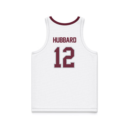 Mississippi State - NCAA Men's Basketball : Josh Hubbard - White Basketball Jersey-1