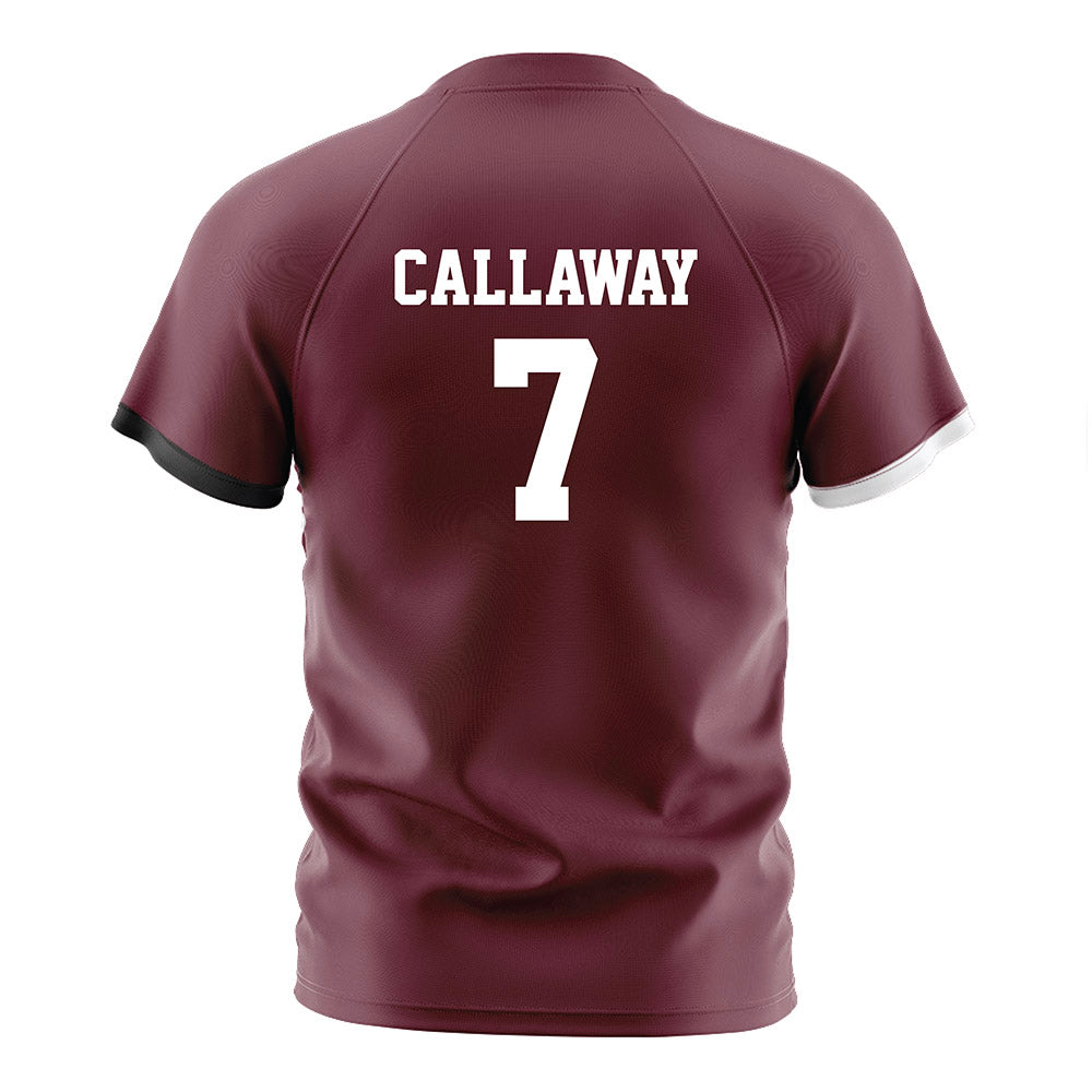 Mississippi State - NCAA Women's Soccer : Savannah Callaway - Maroon Soccer Jersey-1