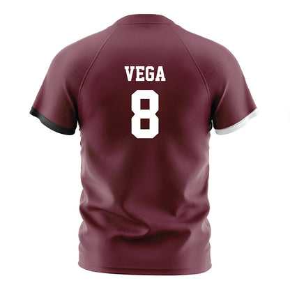 Mississippi State - NCAA Women's Soccer : Rebeka Vega - Maroon Soccer Jersey-1