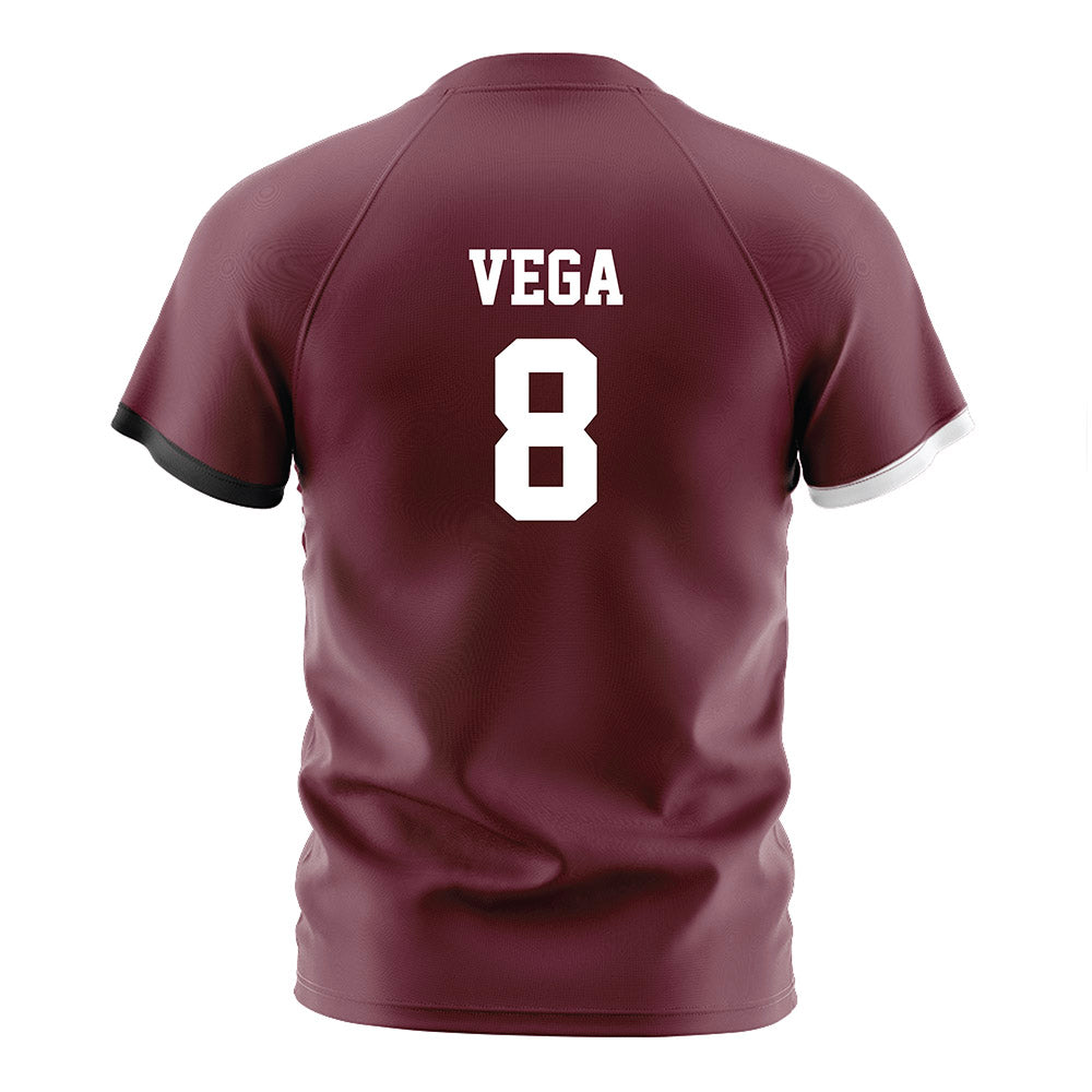 Mississippi State - NCAA Women's Soccer : Rebeka Vega - Maroon Soccer Jersey-1