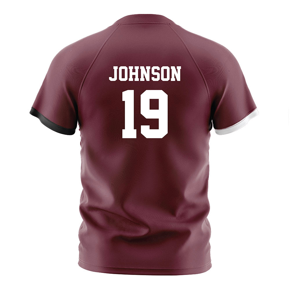 Mississippi State - NCAA Women's Soccer : Hailey Johnson - Maroon Soccer Jersey-1