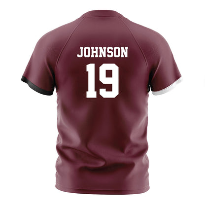 Mississippi State - NCAA Women's Soccer : Hailey Johnson - Maroon Soccer Jersey-1