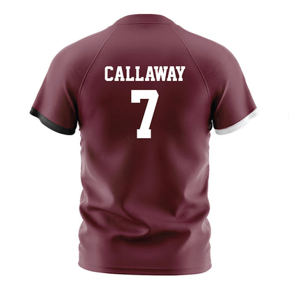 Mississippi State - NCAA Women's Soccer : Savannah Callaway - Maroon Soccer Jersey-1