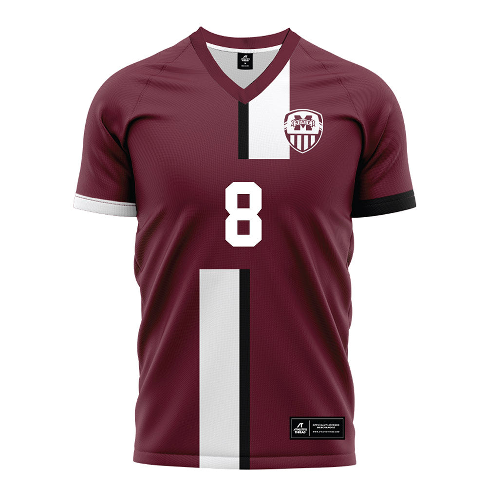 Mississippi State - NCAA Women's Soccer : Rebeka Vega - Maroon Soccer Jersey-0