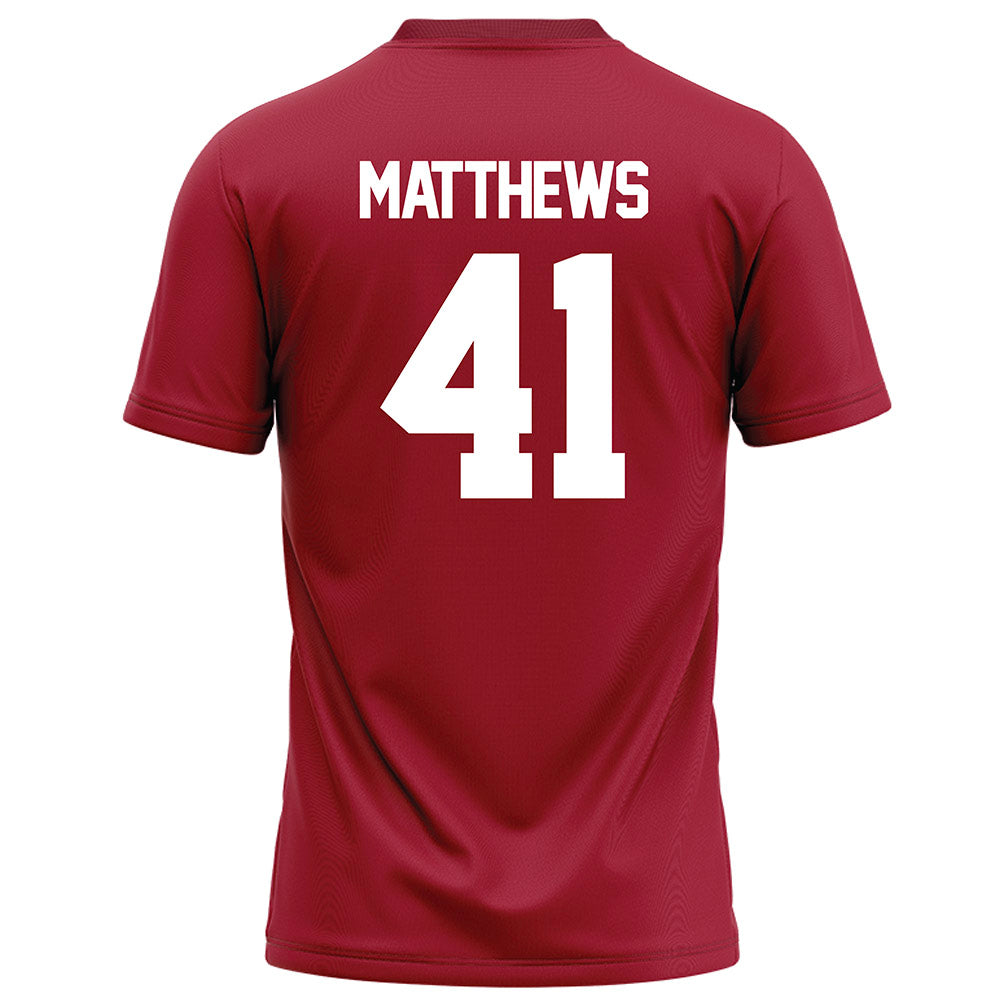 Alabama - NCAA Football : Jamarion Matthews - Football Jersey-1