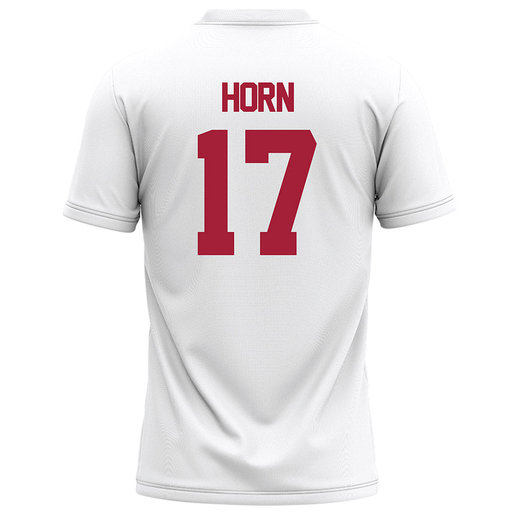 Alabama - Football Alumni : Victor Horn - White Football Jersey