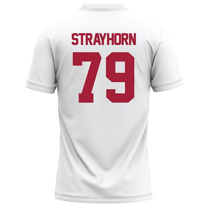 Alabama - NCAA Football : Kaden Strayhorn - White Football Jersey-1