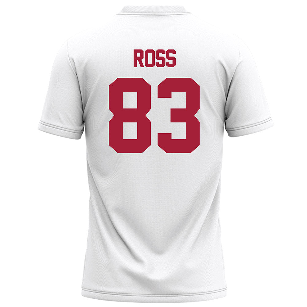 Alabama - NCAA Football : Warner Ross - White Football Jersey-1
