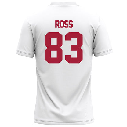 Alabama - NCAA Football : Warner Ross - White Football Jersey-1