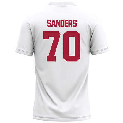 Alabama - NCAA Football : William Sanders - White Football Jersey-1