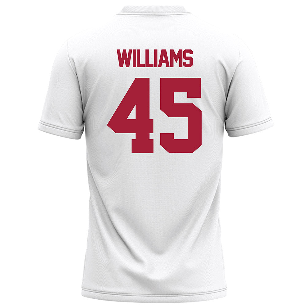 Alabama - NCAA Football : Jay Williams - White Football Jersey-1