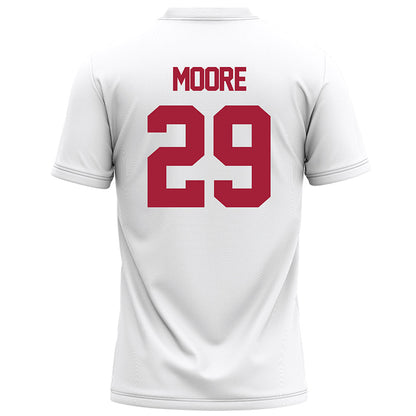 Alabama - NCAA Football : Fredrick Moore - White Football Jersey-1