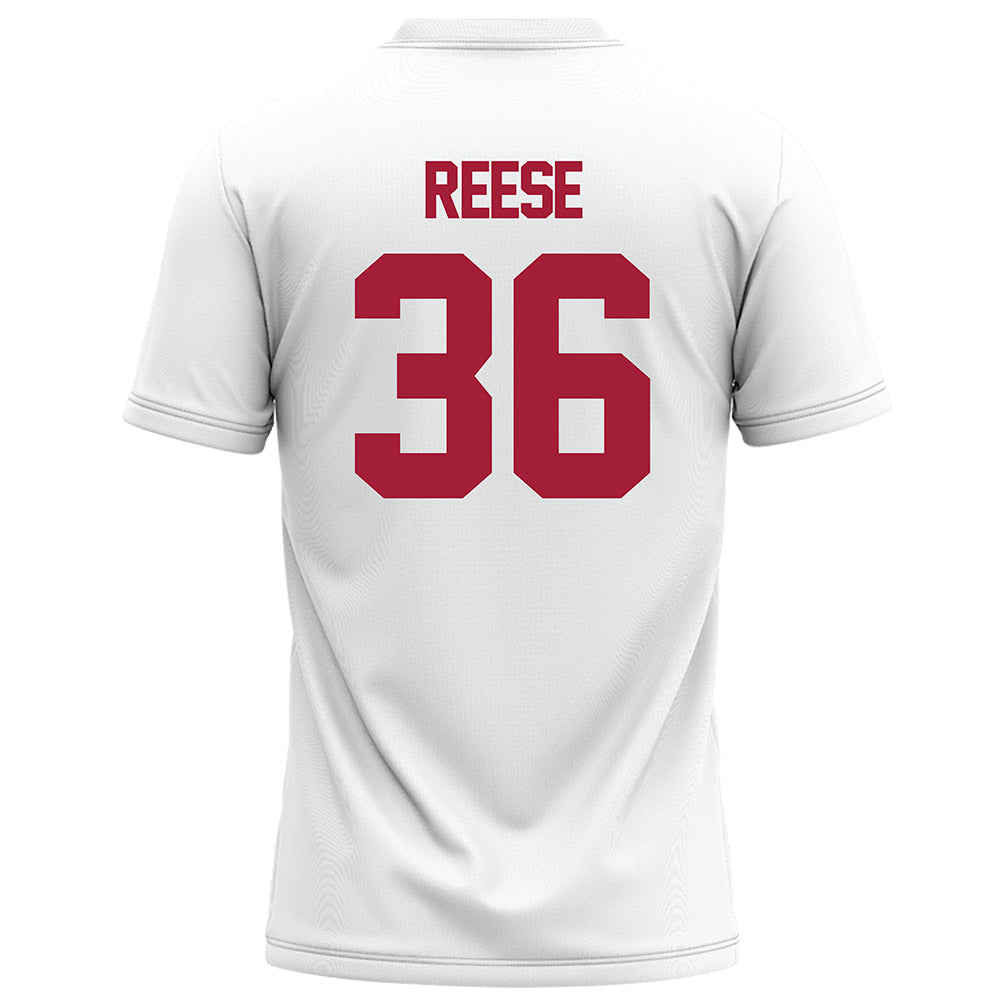 Alabama - NCAA Football : QB Reese - White Football Jersey-1