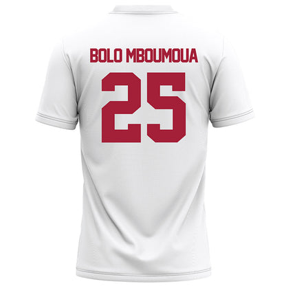 Alabama - NCAA Football : Steve Bolo Mboumoua - White Football Jersey-1