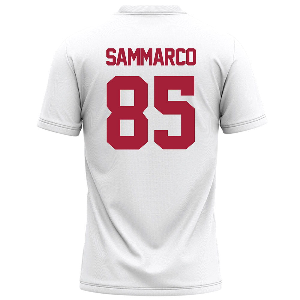 Alabama - NCAA Football : Jack Sammarco - White Football Jersey-1