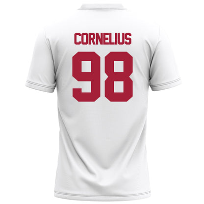 Alabama - NCAA Football : Tucker Cornelius - White Football Jersey-1