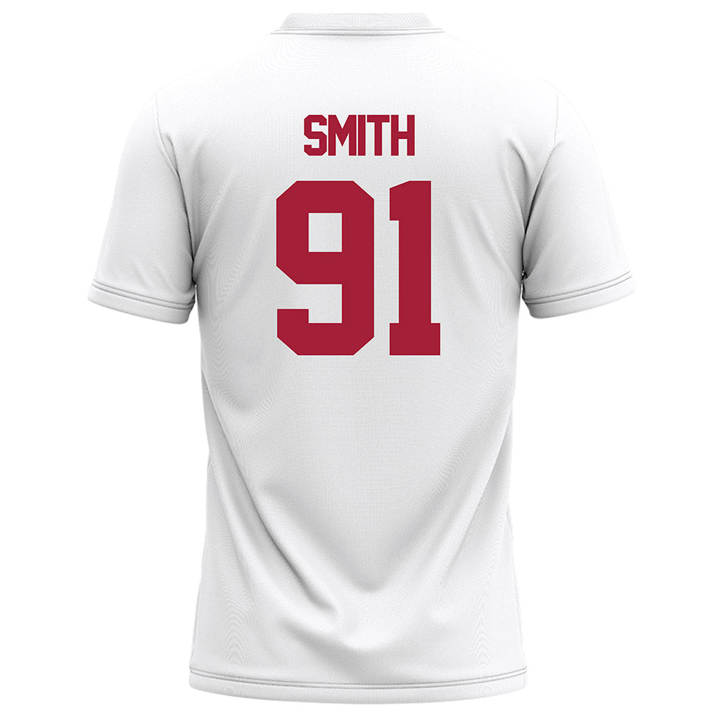 Alabama - NCAA Football : Caleb Smith - White Football Jersey-1