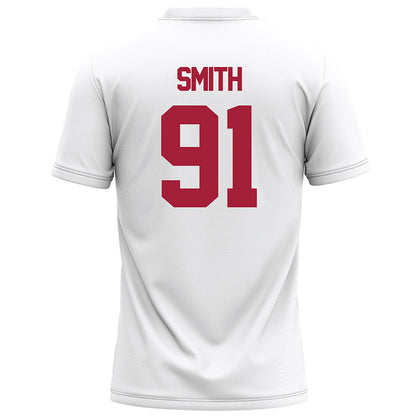 Alabama - NCAA Football : Caleb Smith - White Football Jersey-1